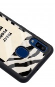Samsung A30 Zebra Motto Tasarımlı Glossy Telefon Kılıfı
