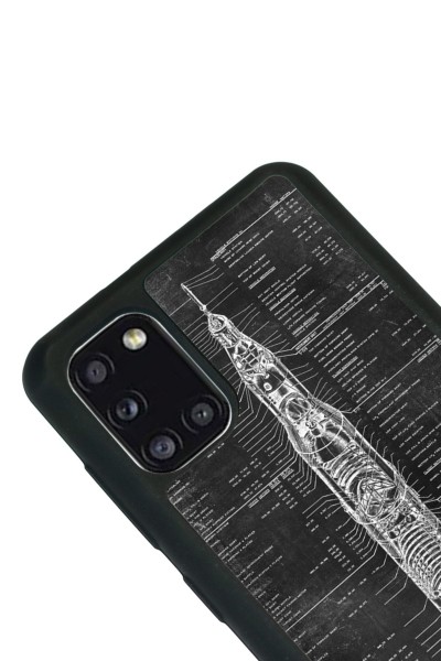 Samsung A31 Apollo Plan Tasarımlı Glossy Telefon Kılıfı