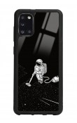 Samsung A31 Astronot Tatiana Tasarımlı Glossy Telefon Kılıfı
