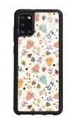 Samsung A31 Beyaz Bindanlı Tasarımlı Glossy Telefon Kılıfı