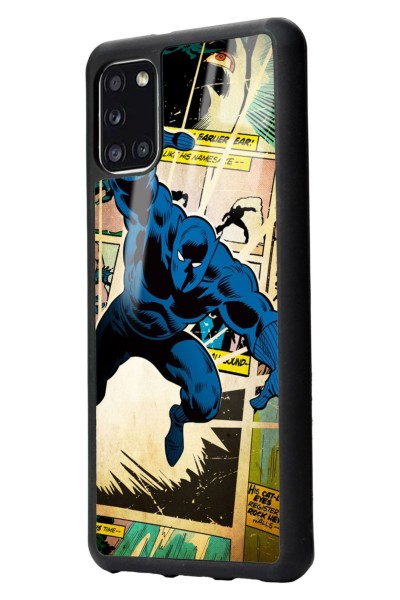 Samsung A31 Black Panther Kara Panter Tasarımlı Glossy Telefon Kılıfı