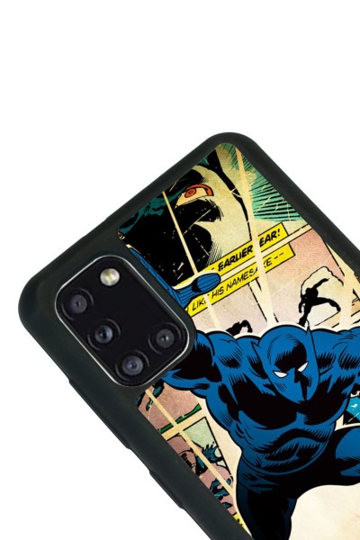Samsung A31 Black Panther Kara Panter Tasarımlı Glossy Telefon Kılıfı