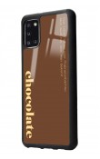 Samsung A31 Choclate Tasarımlı Glossy Telefon Kılıfı