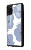Samsung A31 Cloud Face Tasarımlı Glossy Telefon Kılıfı