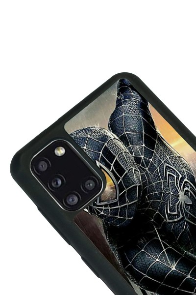 Samsung A31 Dark Spider Tasarımlı Glossy Telefon Kılıfı