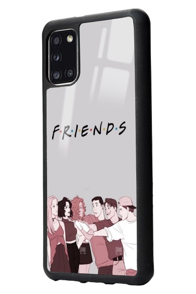 Samsung A31 Doodle Friends Tasarımlı Glossy Telefon Kılıfı