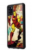 Samsung A31 Iron Man Demir Adam Tasarımlı Glossy Telefon Kılıfı