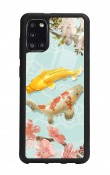 Samsung A31 Koi Balığı Tasarımlı Glossy Telefon Kılıfı