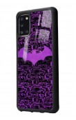 Samsung A31 Lila Batman Tasarımlı Glossy Telefon Kılıfı
