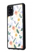 Samsung A31 Minik Çiçekler Tasarımlı Glossy Telefon Kılıfı