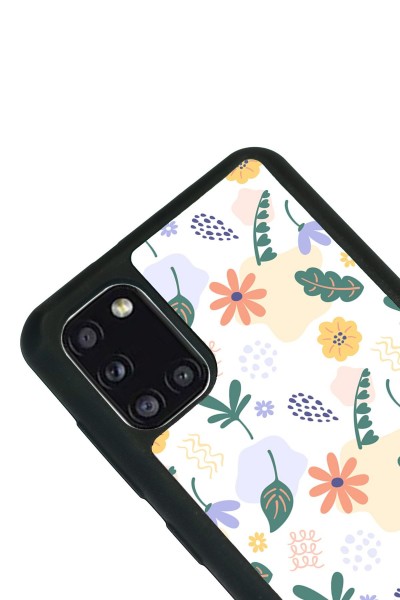 Samsung A31 Minik Çiçekler Tasarımlı Glossy Telefon Kılıfı