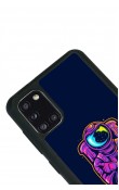 Samsung A31 Neon Astronot Tasarımlı Glossy Telefon Kılıfı