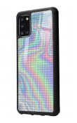 Samsung A31 Neon Dama Tasarımlı Glossy Telefon Kılıfı