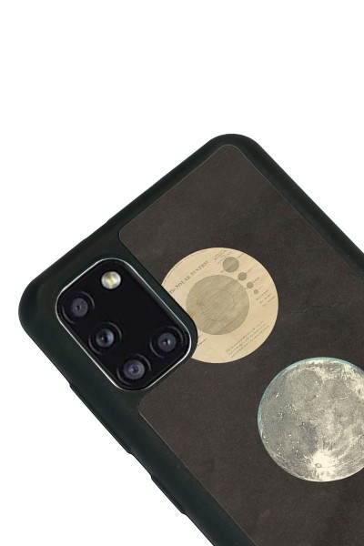 Samsung A31 Night Moon Tasarımlı Glossy Telefon Kılıfı