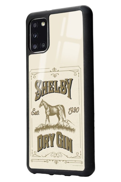 Samsung A31 Peaky Blinders Shelby Dry Gin Tasarımlı Glossy Telefon Kılıfı