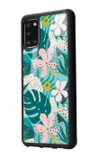 Samsung A31 Yaprak Sanatı Tasarımlı Glossy Telefon Kılıfı