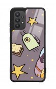 Samsung A32 Doodle Jump Tasarımlı Glossy Telefon Kılıfı