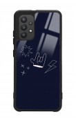 Samsung A32 Doodle Punk Tasarımlı Glossy Telefon Kılıfı