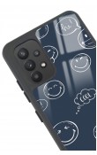 Samsung A32 Doodle Smile Tasarımlı Glossy Telefon Kılıfı