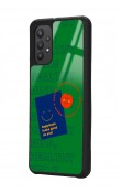 Samsung A32 Happy Green Tasarımlı Glossy Telefon Kılıfı