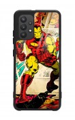 Samsung A32 Iron Man Demir Adam Tasarımlı Glossy Telefon Kılıfı
