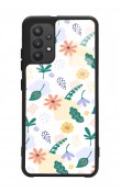 Samsung A32 Minik Çiçekler Tasarımlı Glossy Telefon Kılıfı