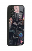 Samsung A34 Retro Music Tasarımlı Glossy Telefon Kılıfı