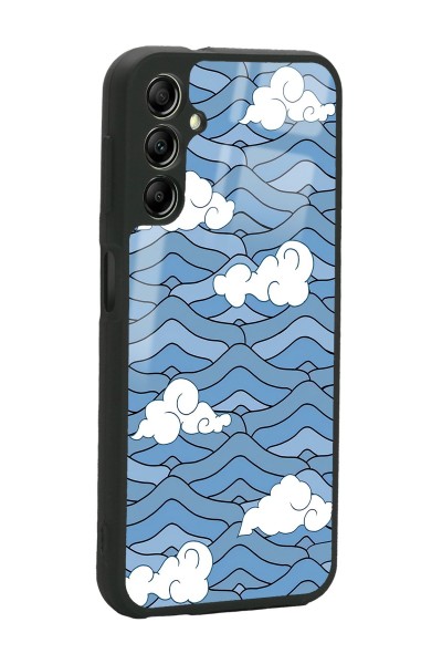 Samsung A34 Sea Cloud Tasarımlı Glossy Telefon Kılıfı