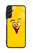 Samsung A34 Yellow Angry Birds Tasarımlı Glossy Telefon Kılıfı