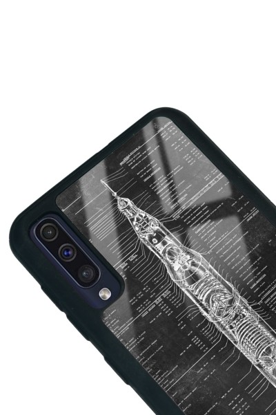 Samsung A50 Apollo Plan Tasarımlı Glossy Telefon Kılıfı