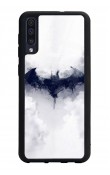 Samsung A50 Beyaz Batman Tasarımlı Glossy Telefon Kılıfı