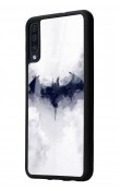Samsung A50 Beyaz Batman Tasarımlı Glossy Telefon Kılıfı