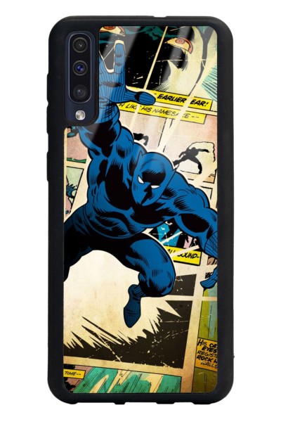 Samsung A50 Black Panther Kara Panter Tasarımlı Glossy Telefon Kılıfı