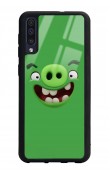 Samsung A50 Green Angry Birds Tasarımlı Glossy Telefon Kılıfı
