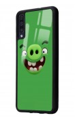 Samsung A50 Green Angry Birds Tasarımlı Glossy Telefon Kılıfı