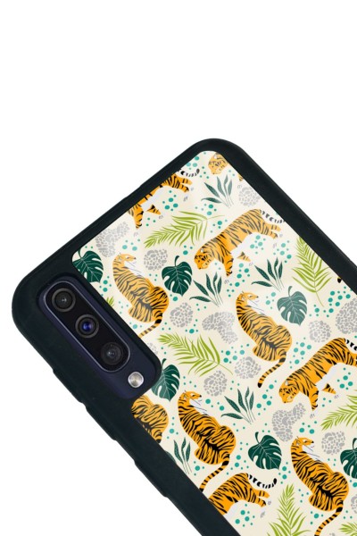 Samsung A50 Kaplan Art Tasarımlı Glossy Telefon Kılıfı