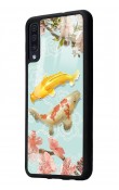 Samsung A50 Koi Balığı Tasarımlı Glossy Telefon Kılıfı