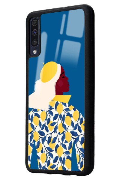 Samsung A50 Lemon Woman Tasarımlı Glossy Telefon Kılıfı