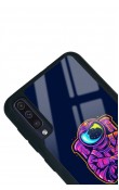 Samsung A50 Neon Astronot Tasarımlı Glossy Telefon Kılıfı