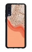 Samsung A50 Nude Benekli Tasarımlı Glossy Telefon Kılıfı