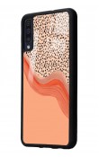 Samsung A50 Nude Benekli Tasarımlı Glossy Telefon Kılıfı