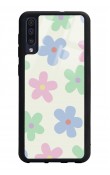 Samsung A50 Nude Çiçek Tasarımlı Glossy Telefon Kılıfı