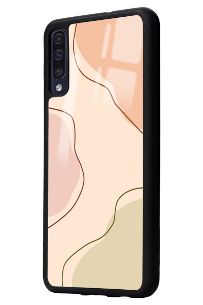 Samsung A50 Nude Colors Tasarımlı Glossy Telefon Kılıfı