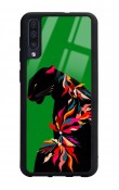 Samsung A50 Renkli Leopar Tasarımlı Glossy Telefon Kılıfı