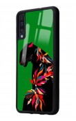 Samsung A50 Renkli Leopar Tasarımlı Glossy Telefon Kılıfı