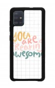 Samsung A51 Awesome Tasarımlı Glossy Telefon Kılıfı