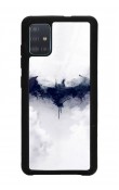 Samsung A51 Beyaz Batman Tasarımlı Glossy Telefon Kılıfı