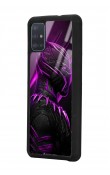 Samsung A51 Black Panter Tasarımlı Glossy Telefon Kılıfı