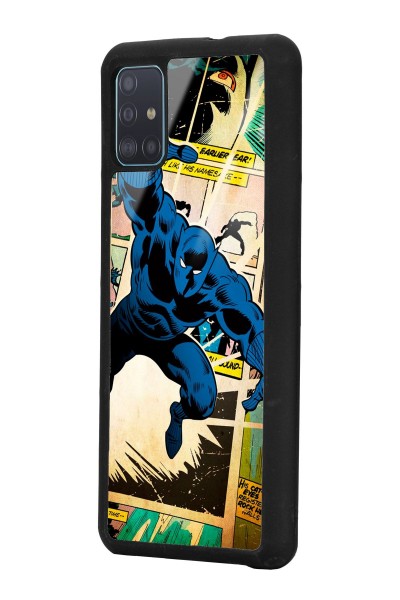 Samsung A51 Black Panther Kara Panter Tasarımlı Glossy Telefon Kılıfı