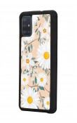 Samsung A51 Büyük Papatya Tasarımlı Glossy Telefon Kılıfı